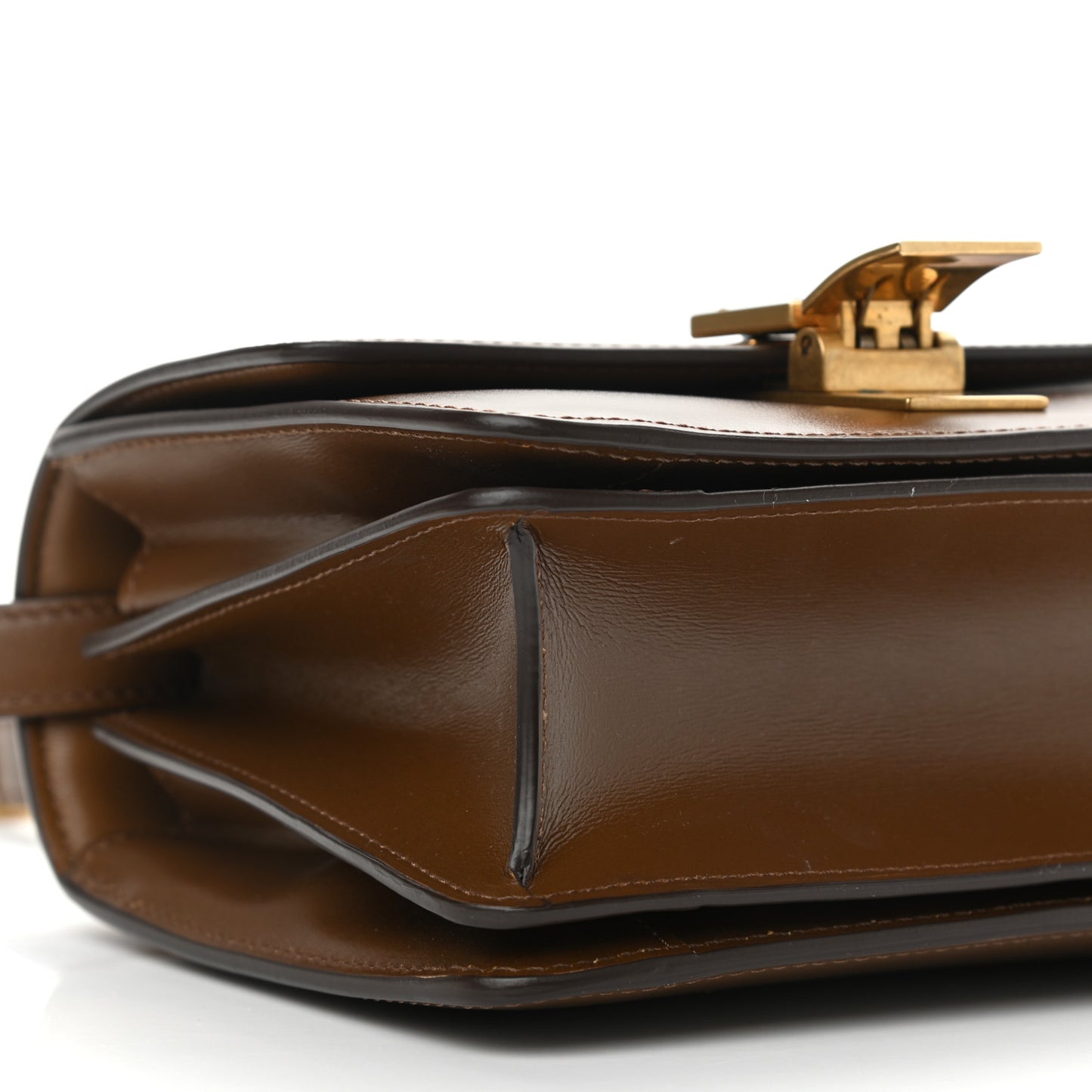 Box Calfskin Small Classic Box Flap Bag Camel