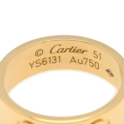 Cartier 18K Yellow Gold 5.5mm LOVE Ring 51 5.75 4 of 4