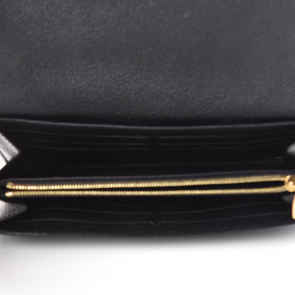 Louis Vuitton Empreinte Sarah Wallet NM Black 5 of 7