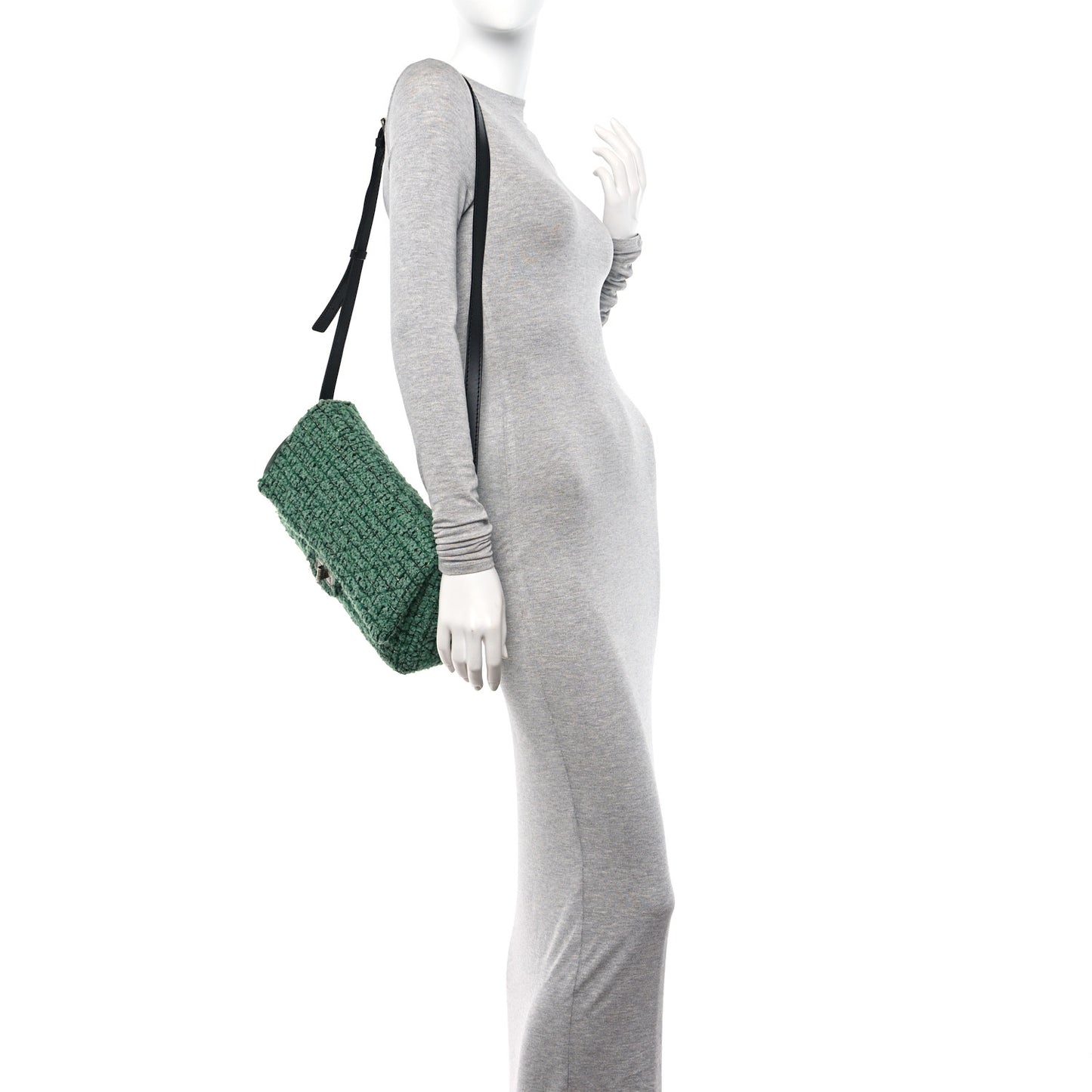 Tweed Easy 2.55 Reissue Flap Green