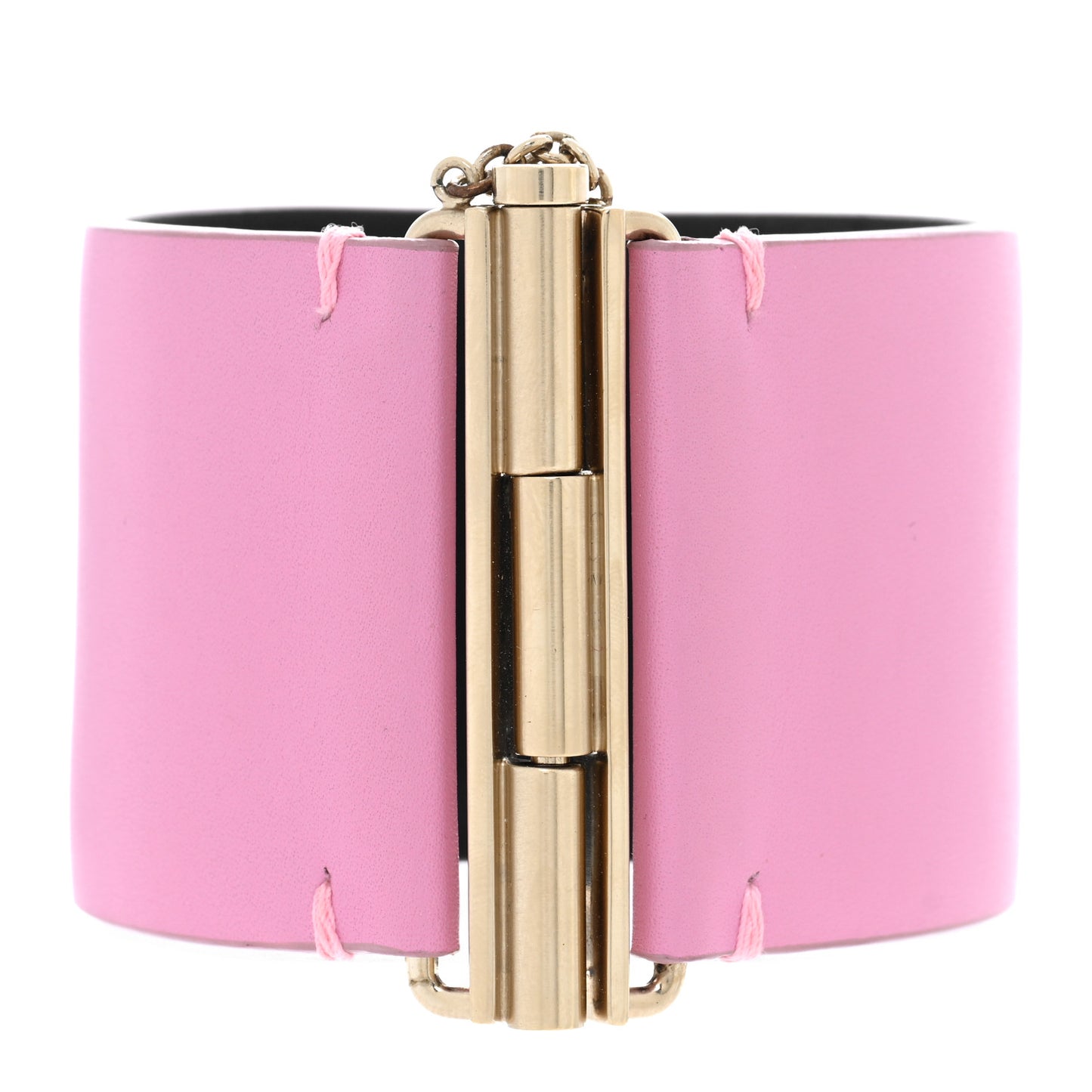 Calfskin CC Wide Cuff Pink