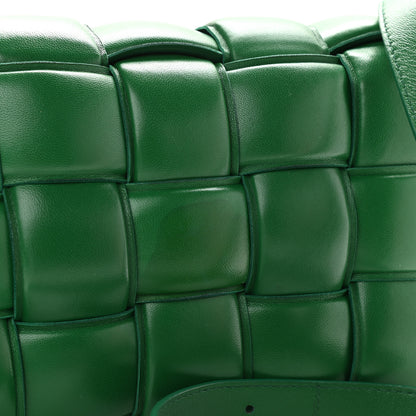 Bottega Veneta Nappa Maxi Intreccio Padded Cassette Crossbody Bag Racing Green 9 of 10