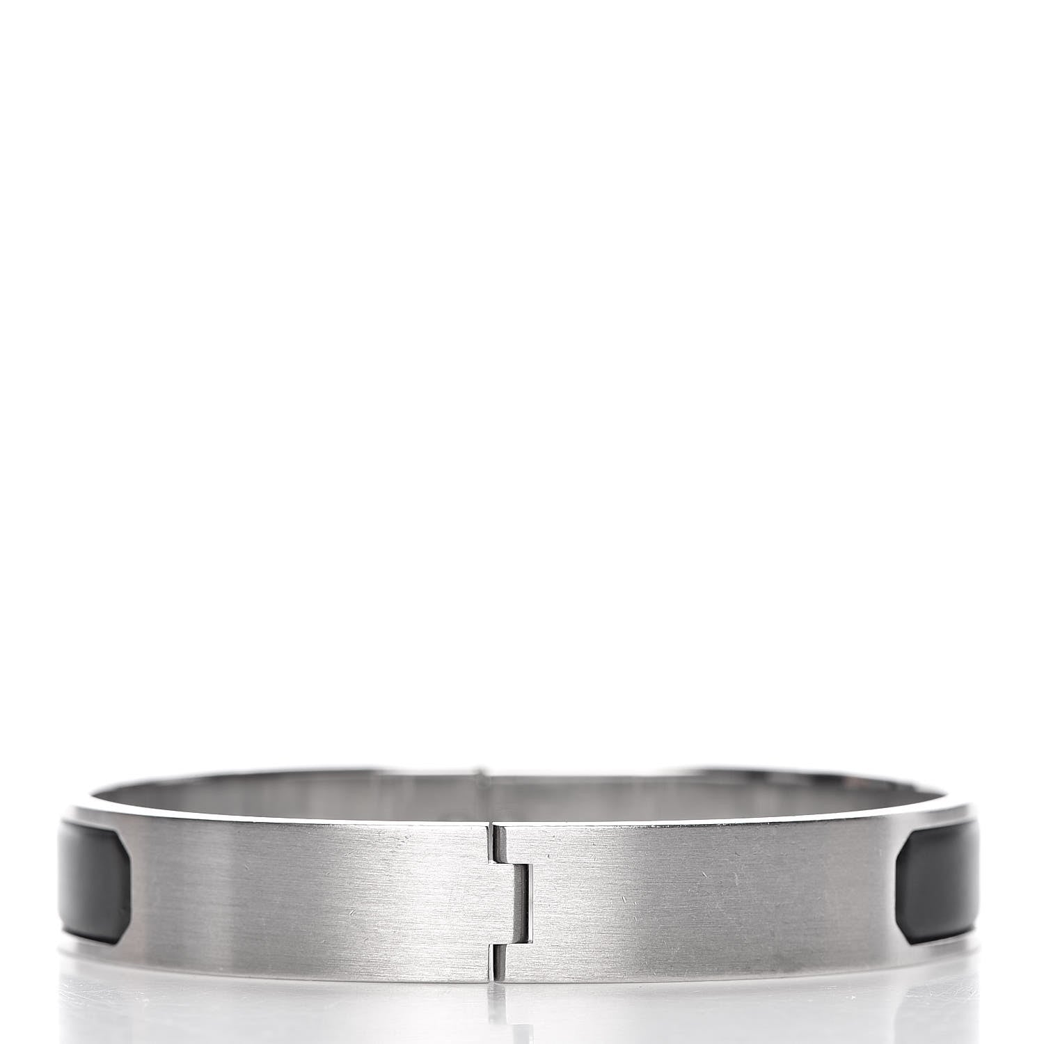 Hermes Matte Enamel Jet Bracelet T5 Black 4 of 7
