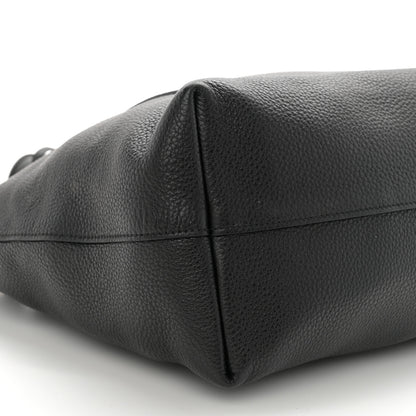 Prada Vitello Daino Pocket Shopping Tote Black 9 of 12