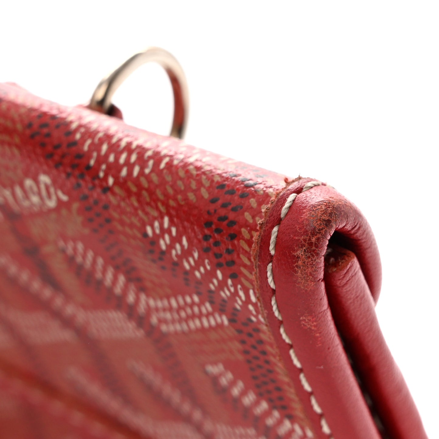 Goyardine Pouch Red