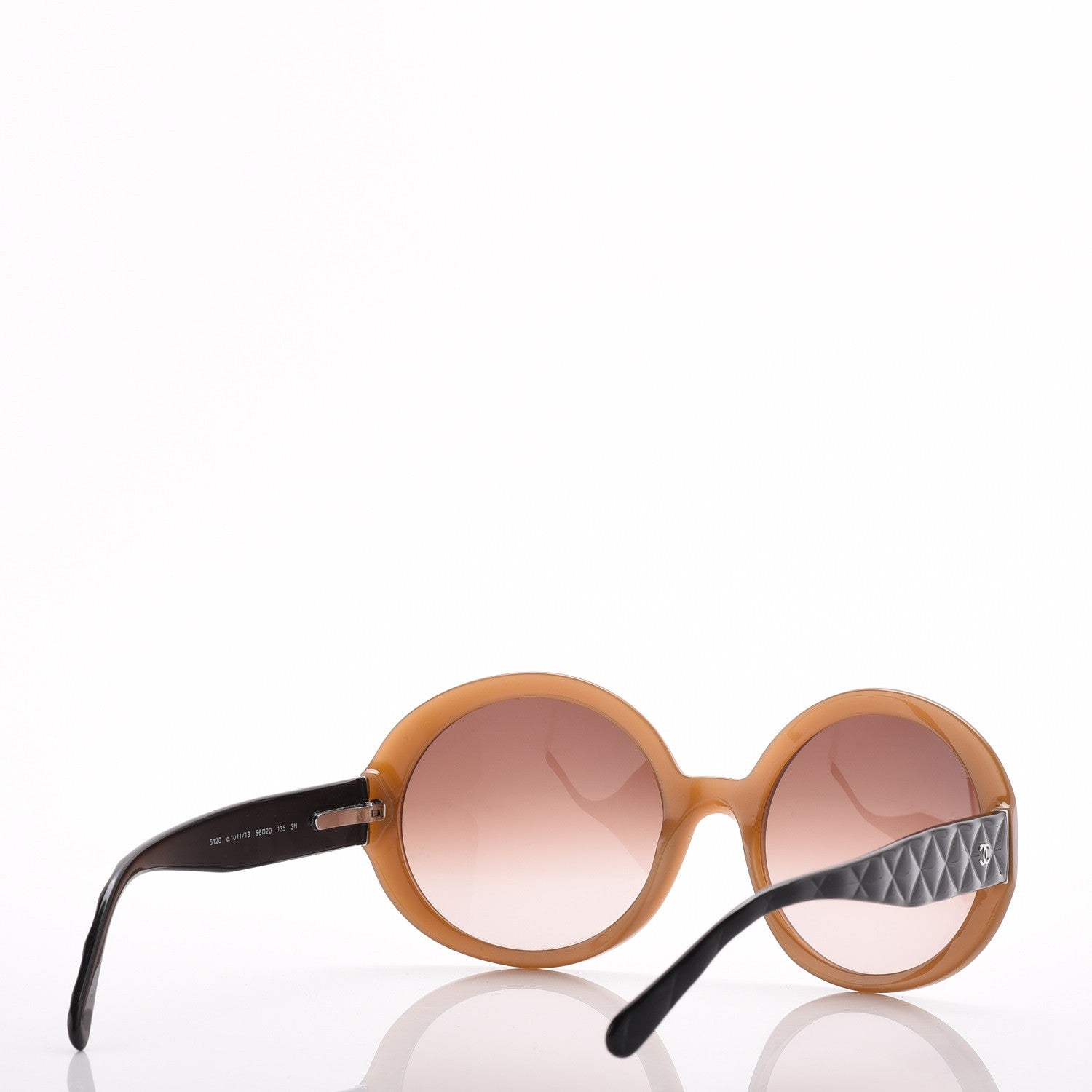 Chanel Quilted CC Mod Sunglasses 5120 Brown 4 of 8