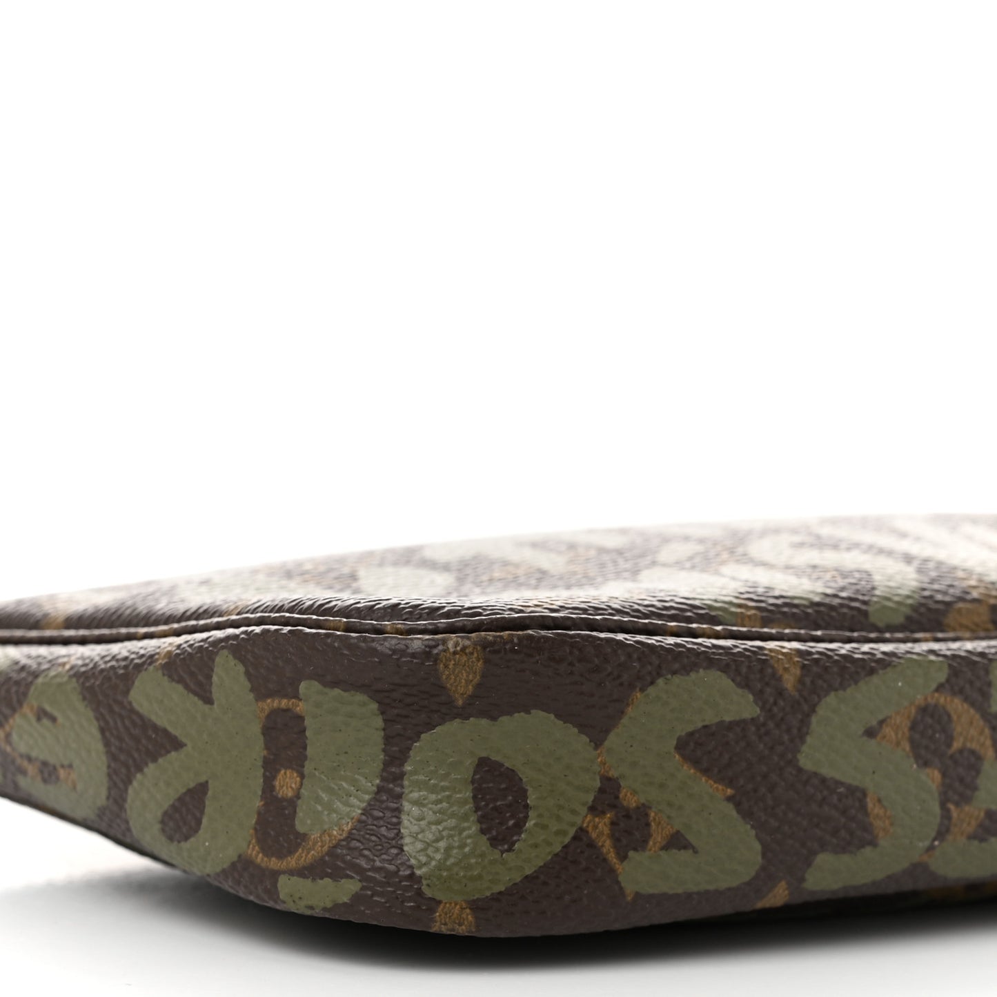 Monogram Graffiti Pochette Accessories Kaki