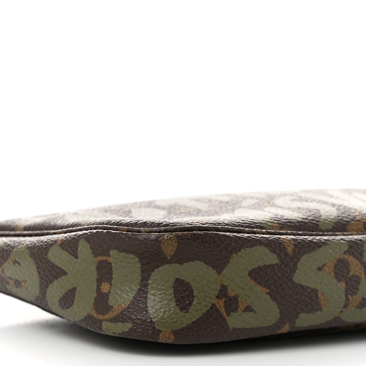 Louis Vuitton Monogram Graffiti Pochette Accessories Kaki 9 of 10