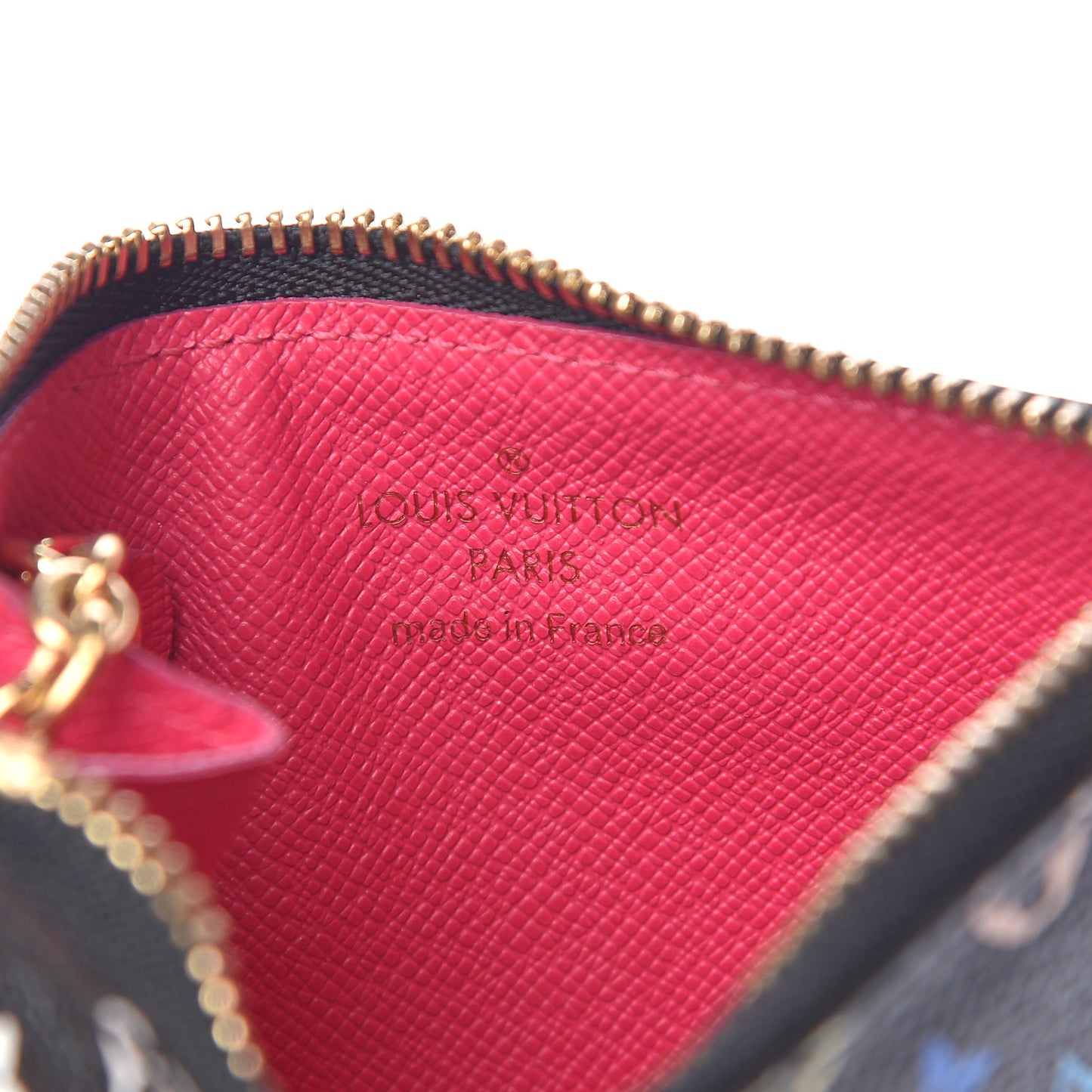 Monogram Multicolor Key Pouch Black Grenade