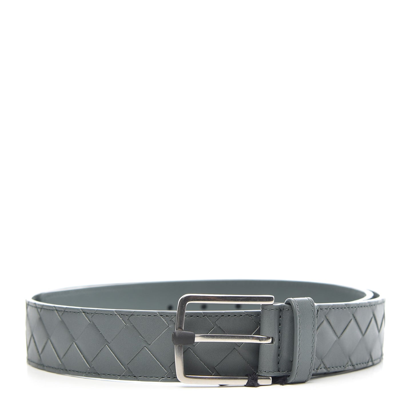 Nappa Intrecciato Belt 90 36 Slate