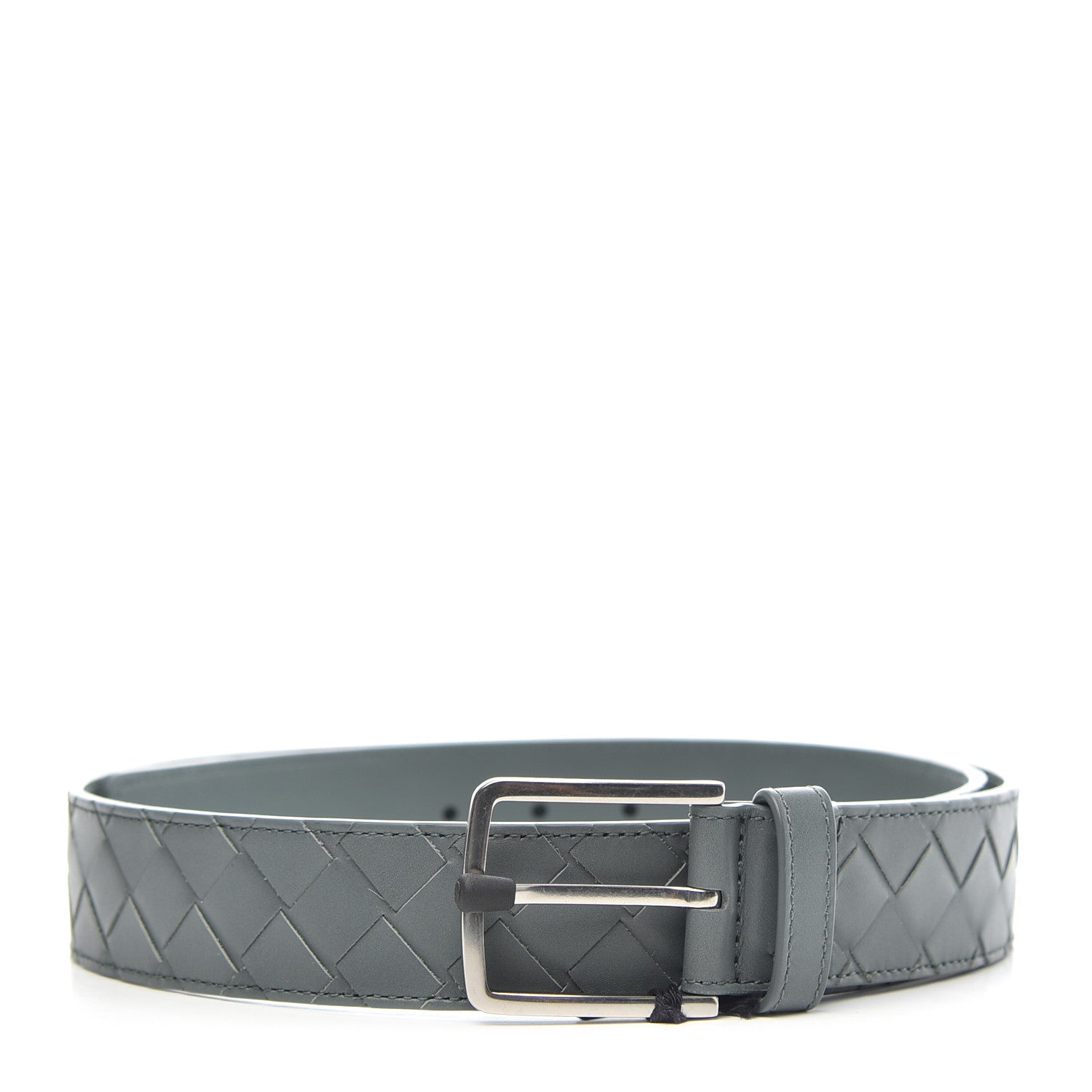 Bottega Veneta Nappa Intrecciato Belt 90 36 Slate 1 of 5