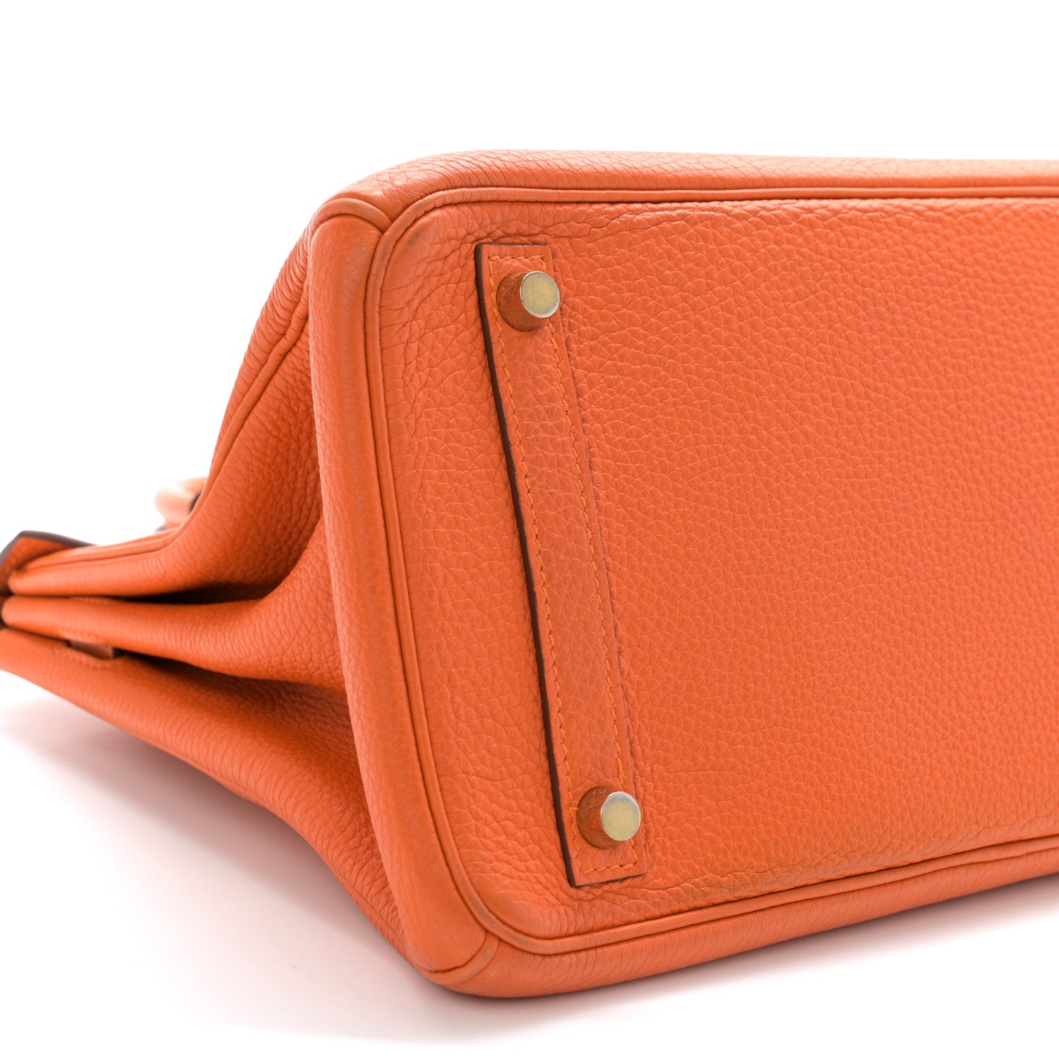 Hermes Togo Birkin 30 Orange 9 of 13