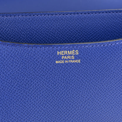 Hermes Epsom Constance 24 Bleu Electrique 6 of 10