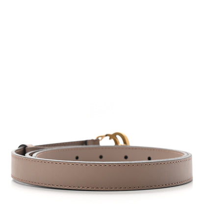 Gucci Calfskin Double G 20mm Belt 90 36 Porcelain Rose 2 of 5