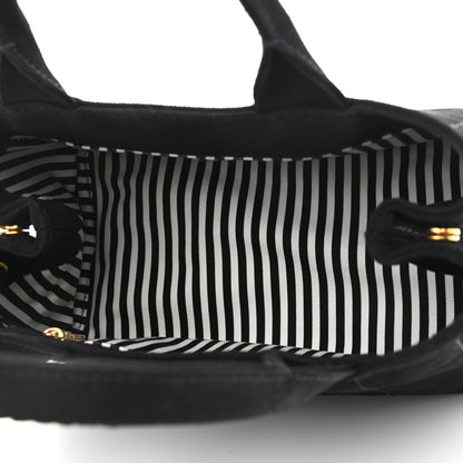 Prada Canapa Small Logo Tote Black Talco 5 of 10