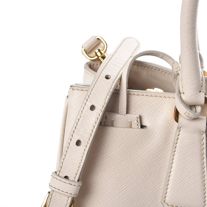 Prada Saffiano Lux Medium Tote Talco 18 of 23