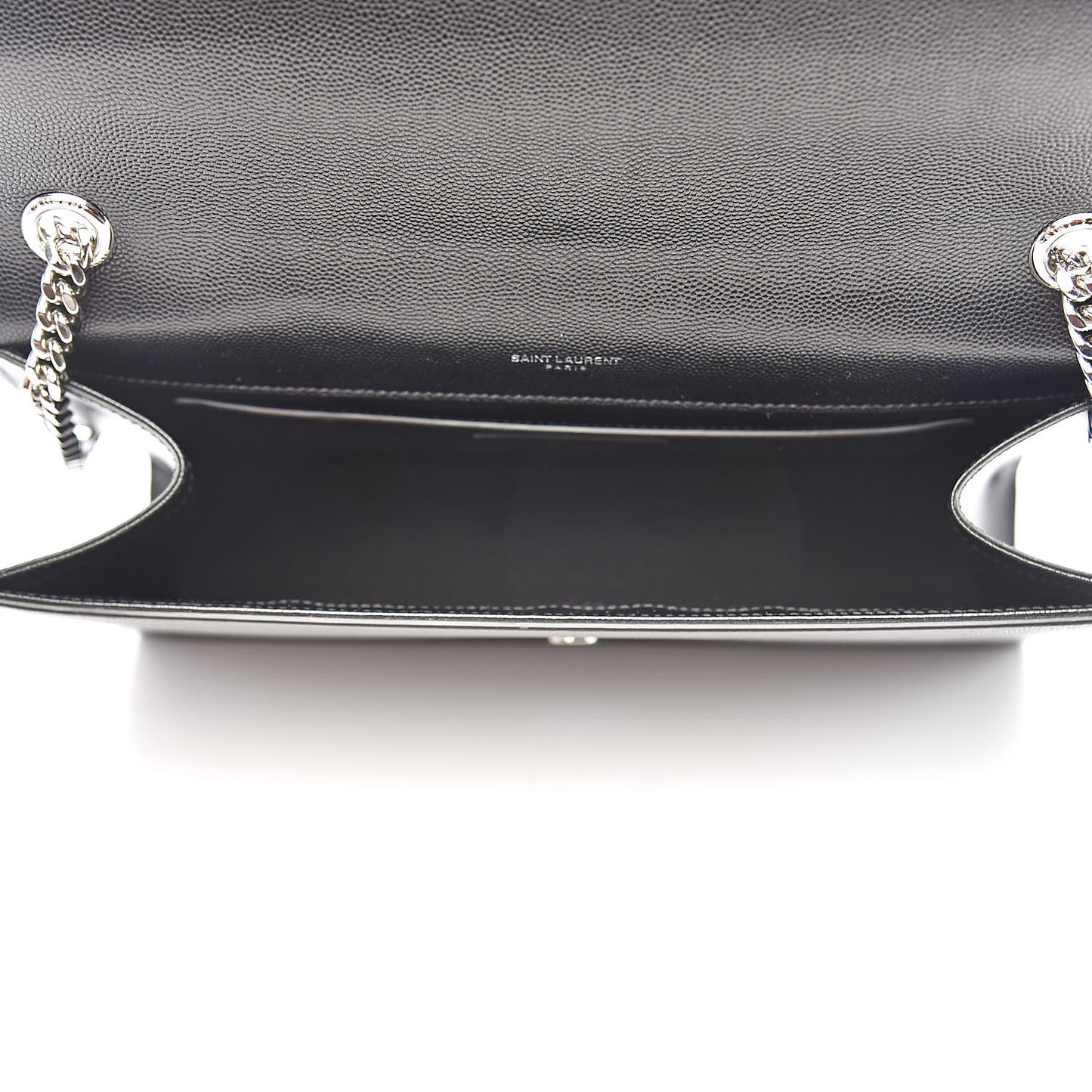 Grain De Poudre Large Classic Monogram Kate Satchel Black