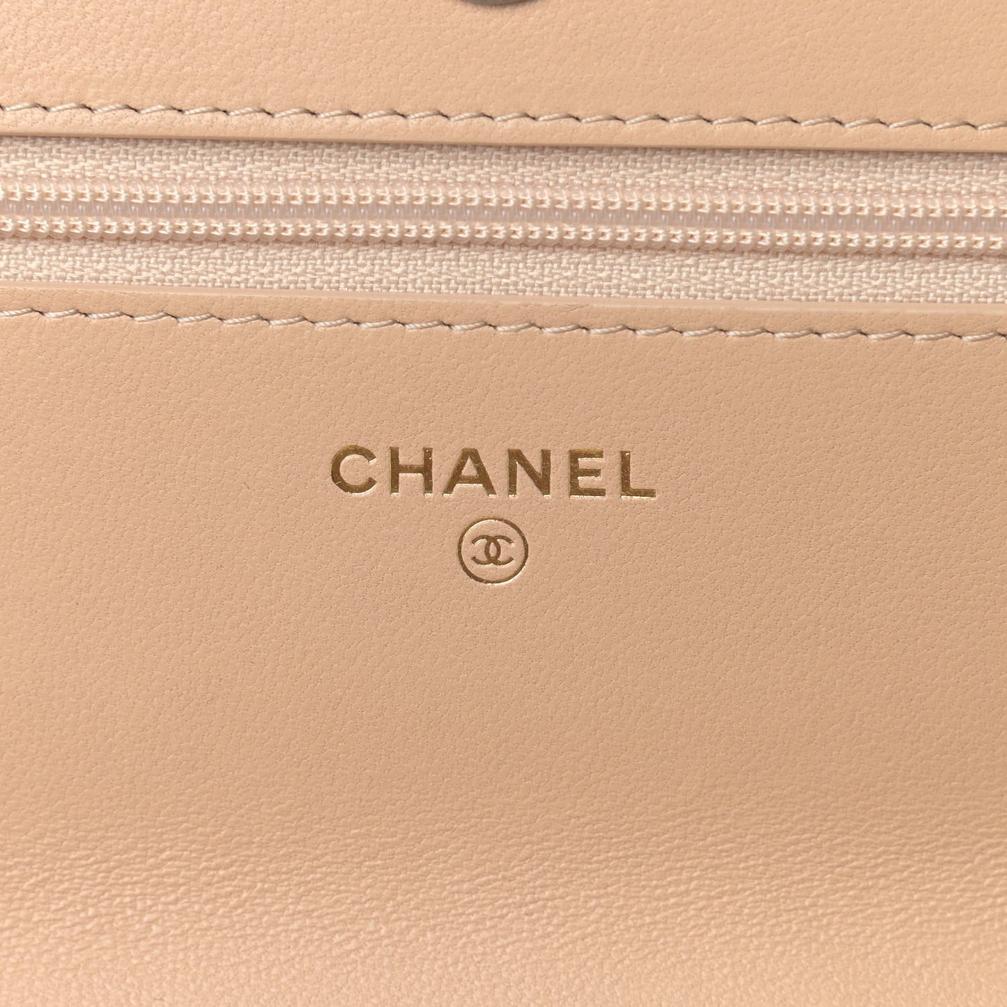 Wool Tweed Lambskin Quilted Chanel 19 Wallet On Chain WOC and Coin Purse Beige Black