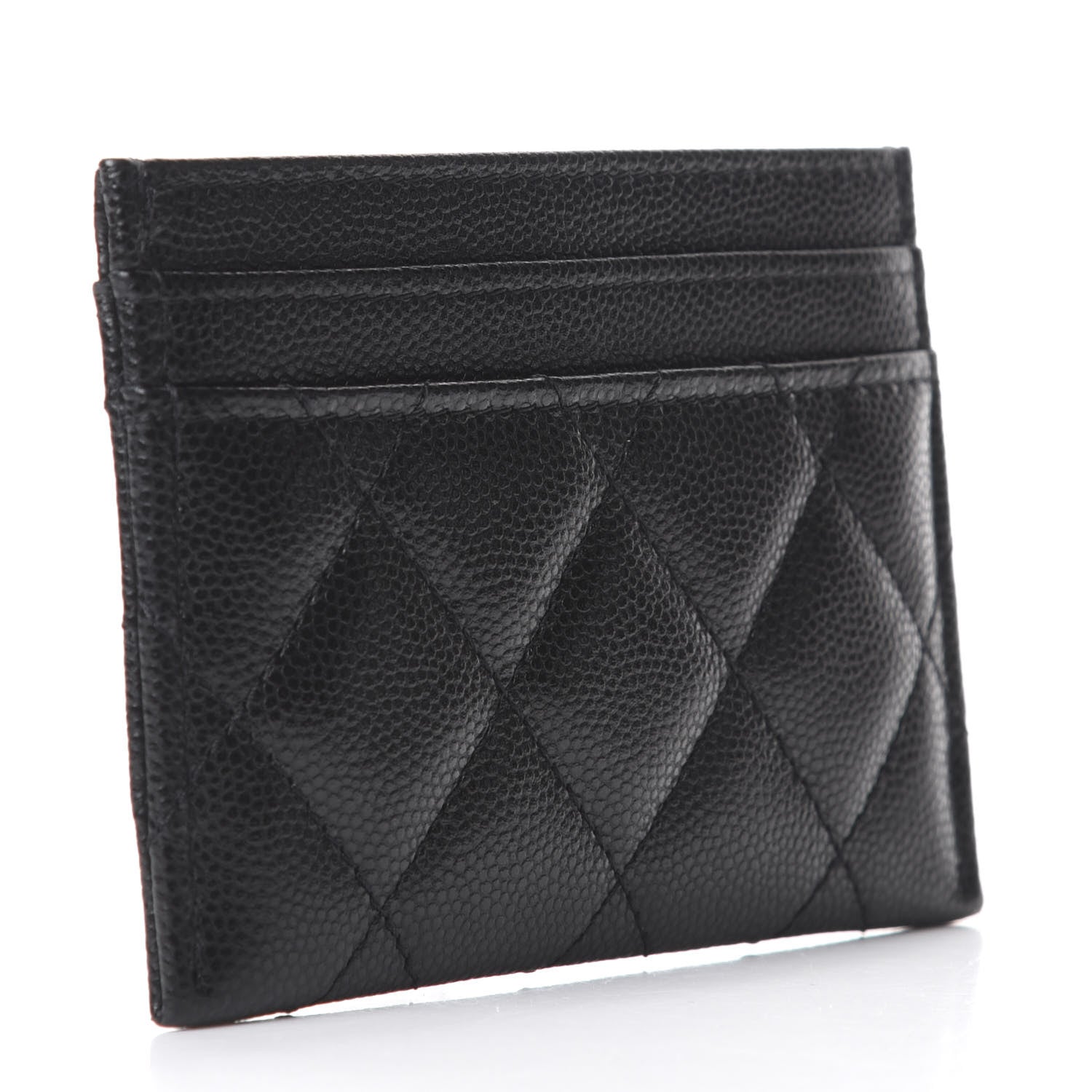 Chanel Caviar Quilted French New Wave Card Holder Black 4 of 12