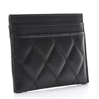 Chanel Caviar Quilted French New Wave Card Holder Black 4 of 12