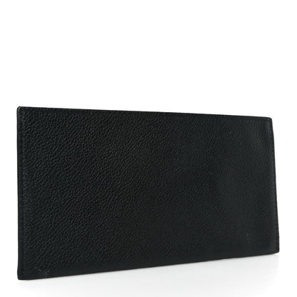 Louis Vuitton Calfskin Felicie Chain Wallet Card Holder Insert Black 5 of 6
