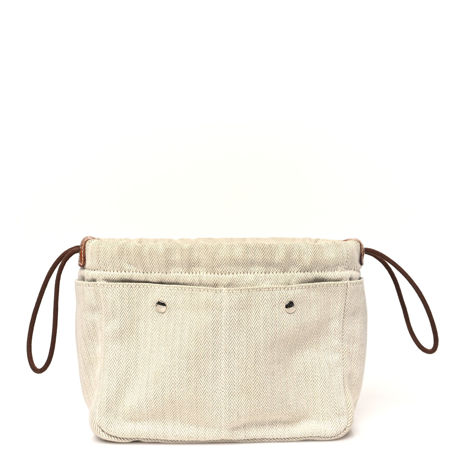Hermes Canvas Barenia Fourbi 20 PM Bag Insert Natural Fauve 1 of 9