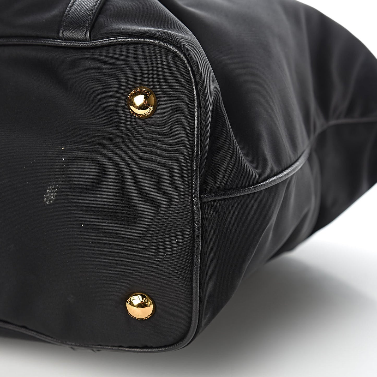 Tessuto Nylon Saffiano Tote Black
