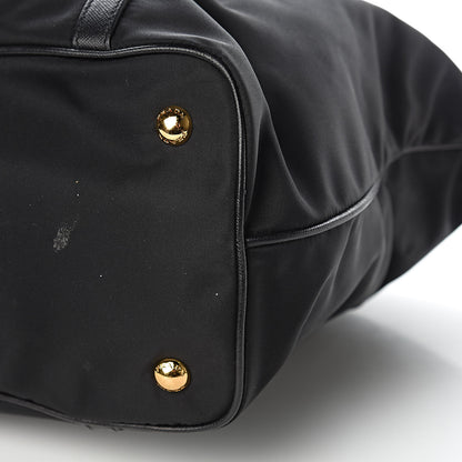 Prada Tessuto Nylon Saffiano Tote Black 10 of 12