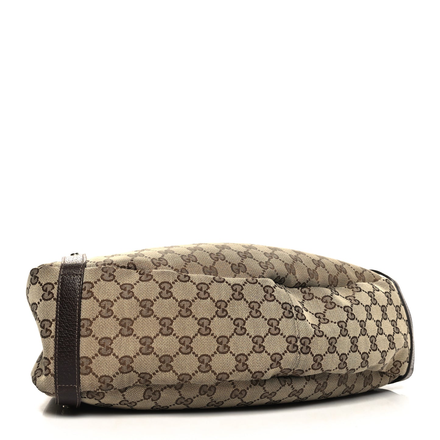Monogram Medium Abbey Shoulder Bag Dark Brown