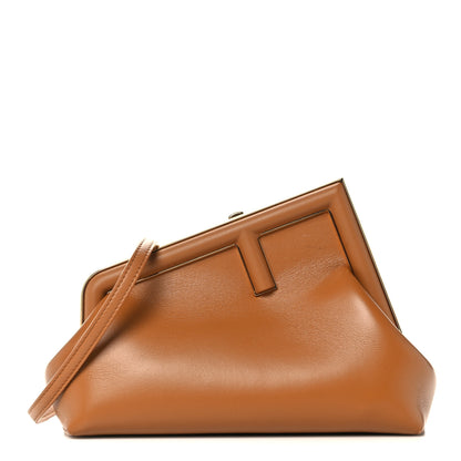 Fendi Shiny Nappa Small Fendi First Caramello 1 of 15