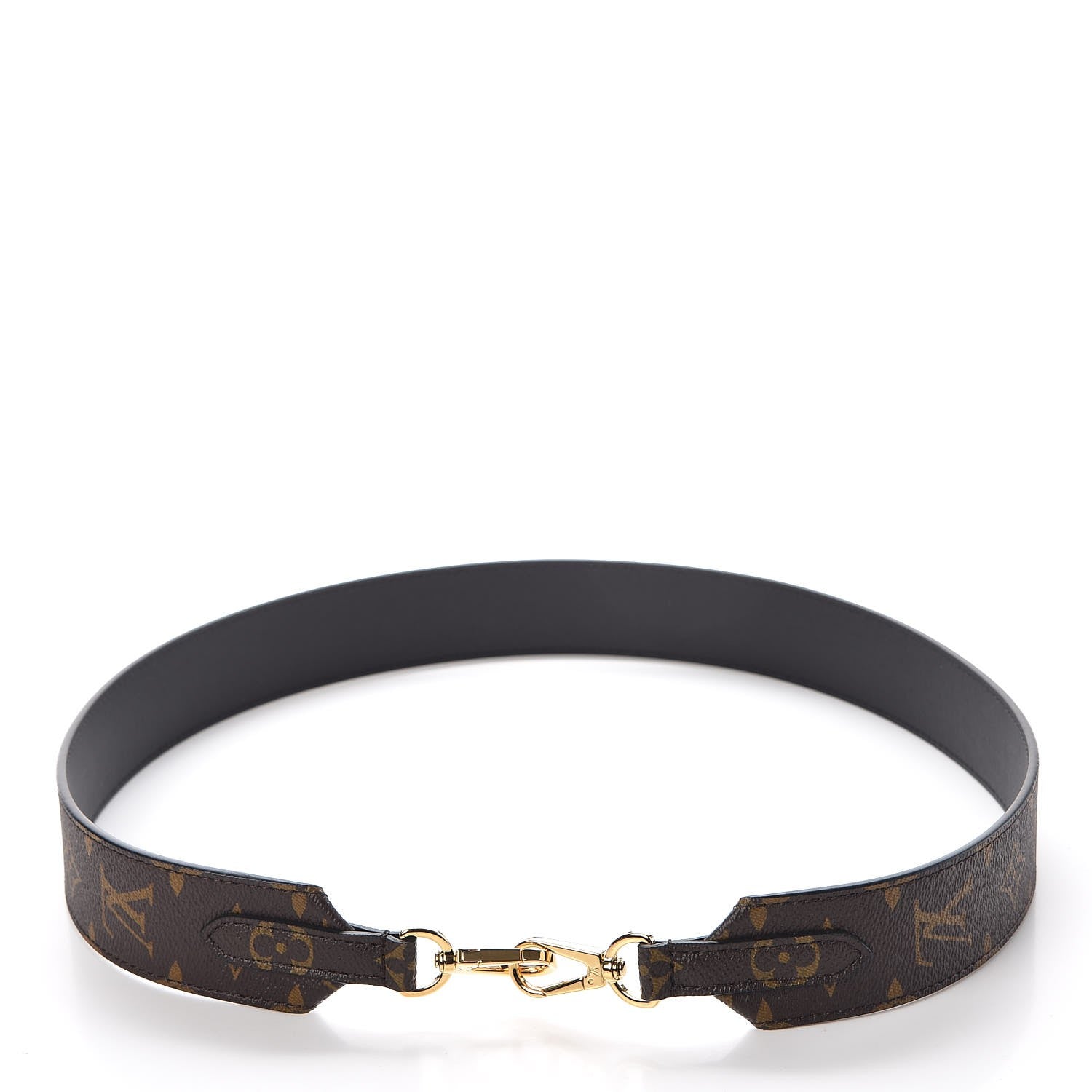 Louis Vuitton Monogram Bandouliere Shoulder Strap Black 6 of 6