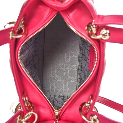 Christian Dior Lambskin Cannage Medium Lady Dior Pink 5 of 7