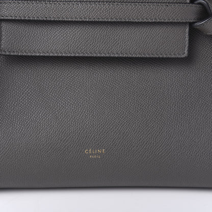 Celine Baby Grained Calfskin Micro Belt Bag Grey 9 of 9