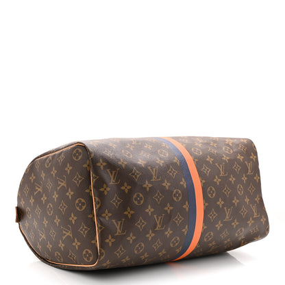Louis Vuitton Monogram My LV Heritage Speedy 40 Orange Navy 6 of 19