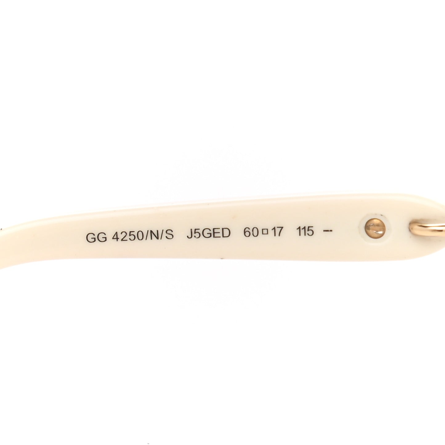 Crystal Marina Chain Sunglasses GG4250/N/S White
