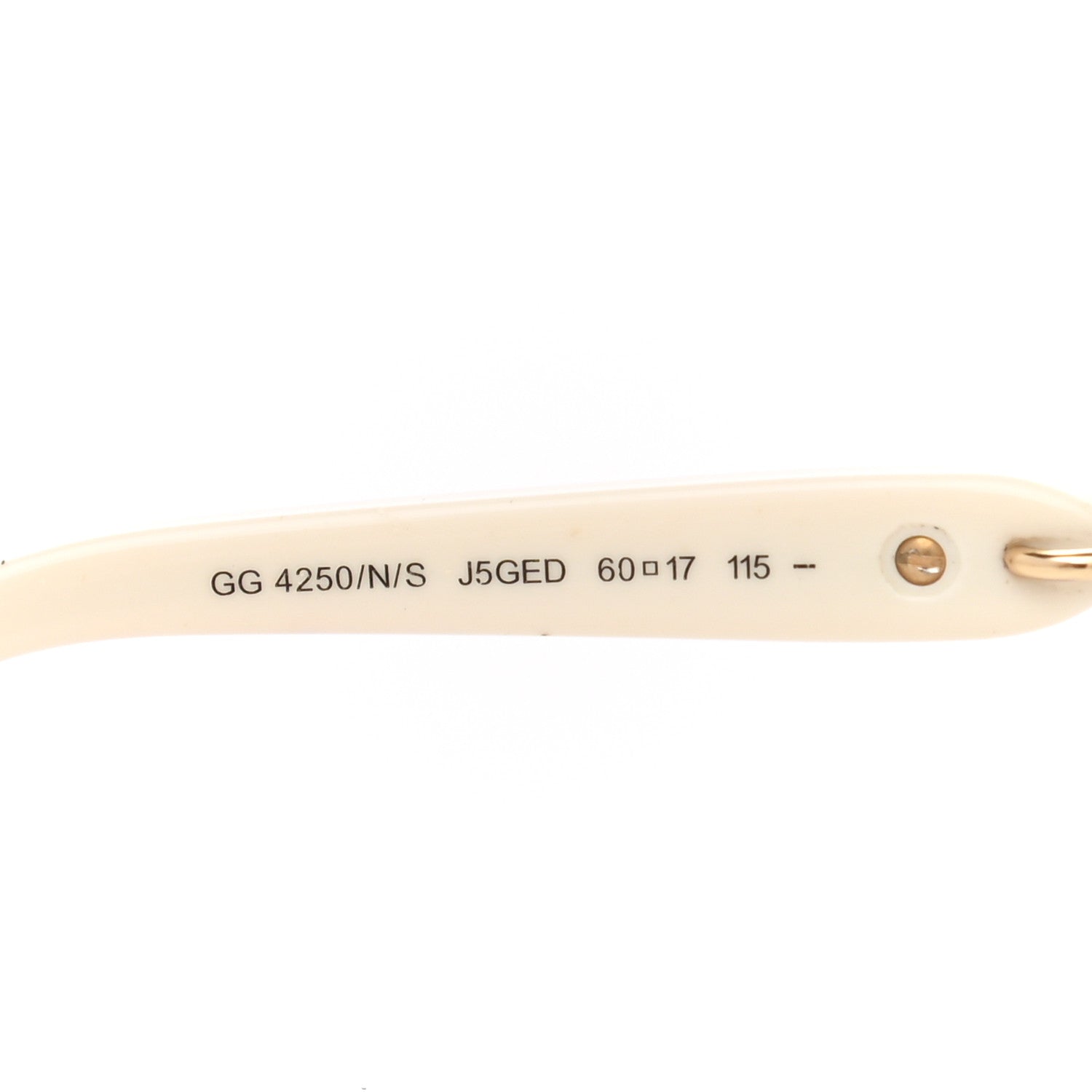 Gucci Crystal Marina Chain Sunglasses GG4250/N/S White 6 of 8