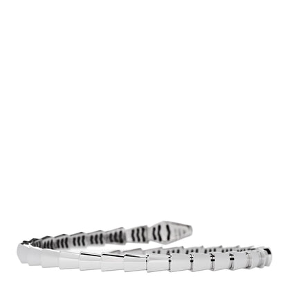 Bulgari 18K White Gold Serpenti Viper Bracelet 16 2 of 4