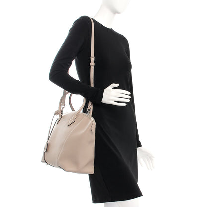 Louis Vuitton Veau Cachemire Soft Lockit MM Galet 2 of 8