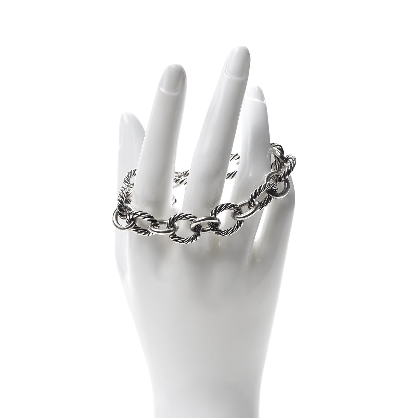 Sterling Silver 10mm Medium Oval Link Bracelet