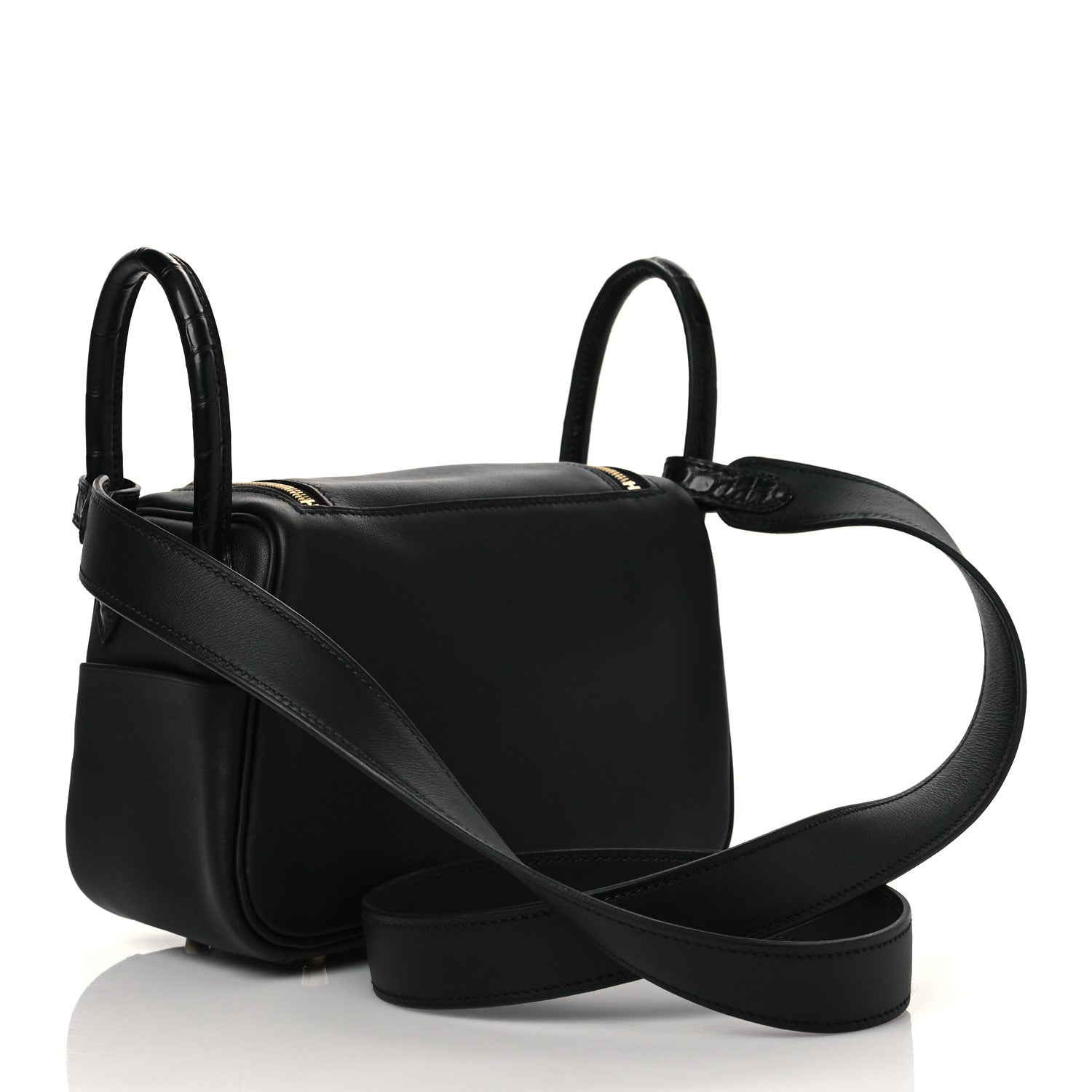 Hermes Swift Matte Alligator Mini Touch Lindy 20 Black 3 of 11
