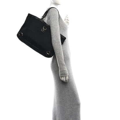 Gucci Monogram Large Abbey Tote Black 2 of 10