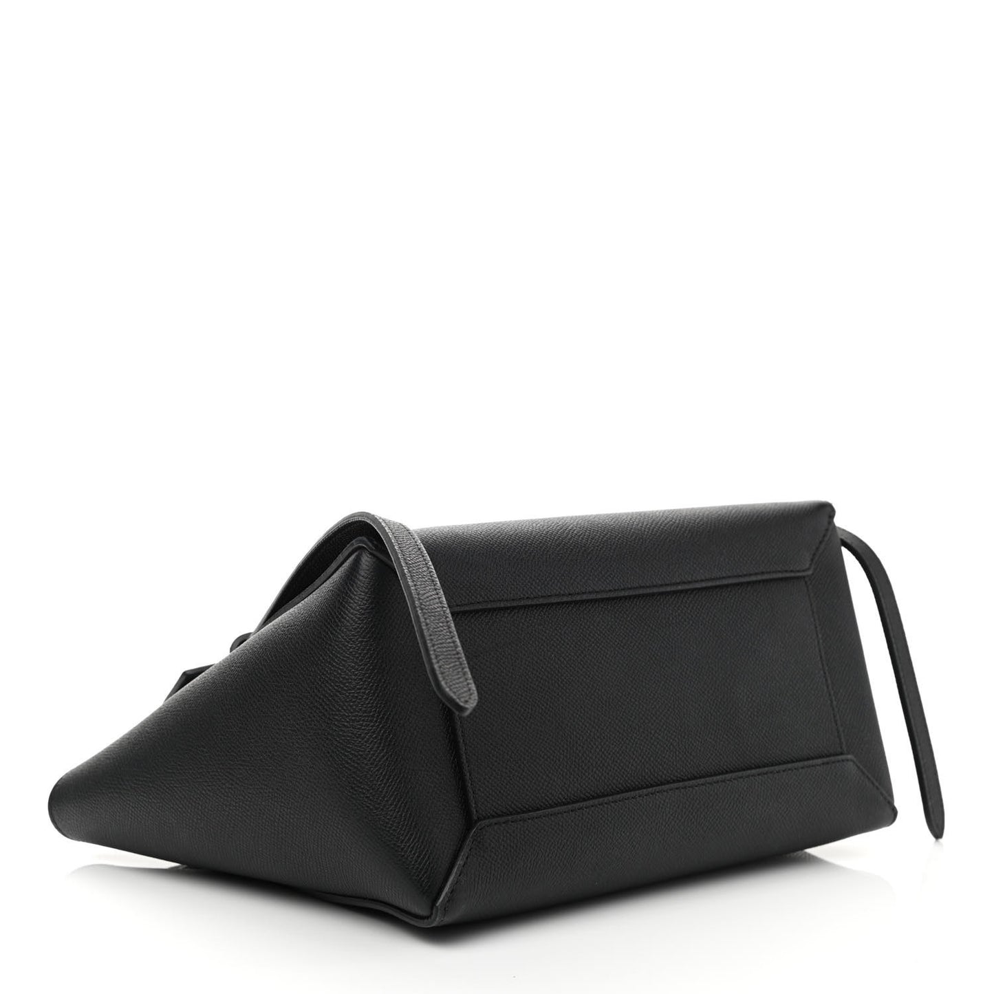 Grained Calfskin Micro Belt Bag Black