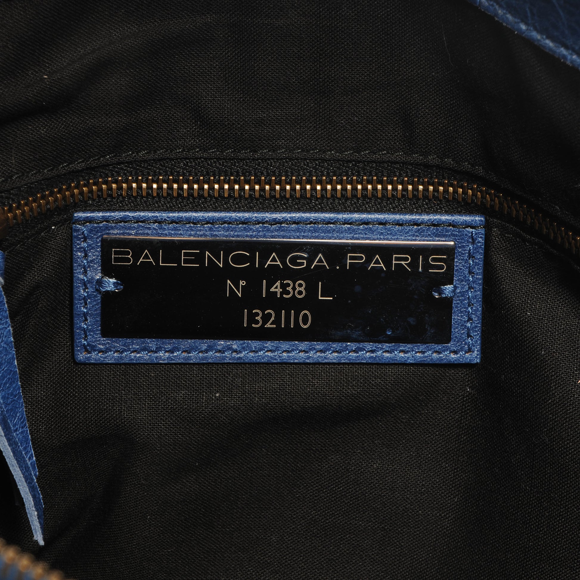 Balenciaga Agneau Classic Hardware Work Bleu Cobalt Bleu Electric 6 of 8