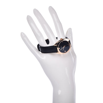 Gucci Stainless Steel Calfskin 29mm GG2570 Quartz Watch Black 2 of 11