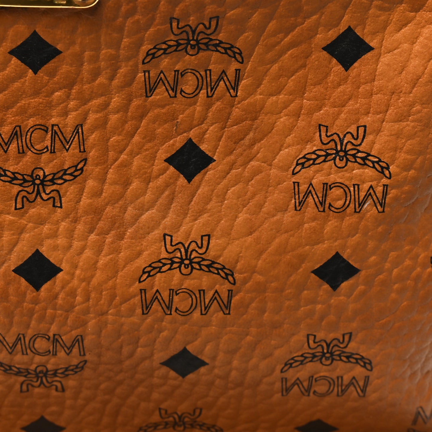 Visetos Studded Medium Stark M Logo Collection Backpack Cognac