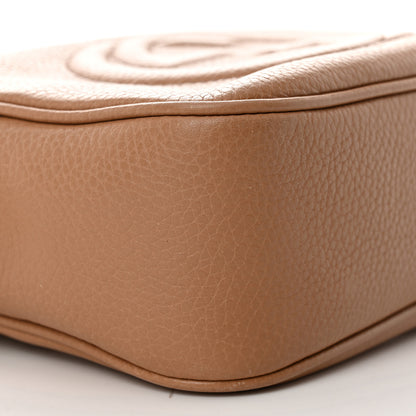 Gucci Pebbled Calfskin Small Soho Disco Bag Camelia 9 of 10