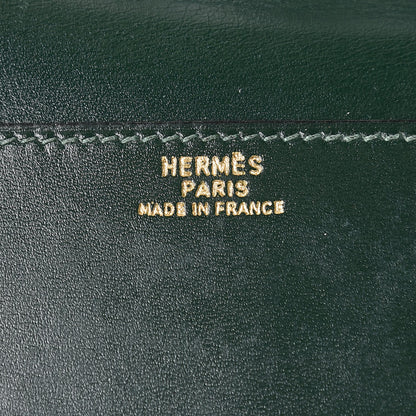 Hermes Box Photo Holder Wallet Vert Fonce 6 of 9