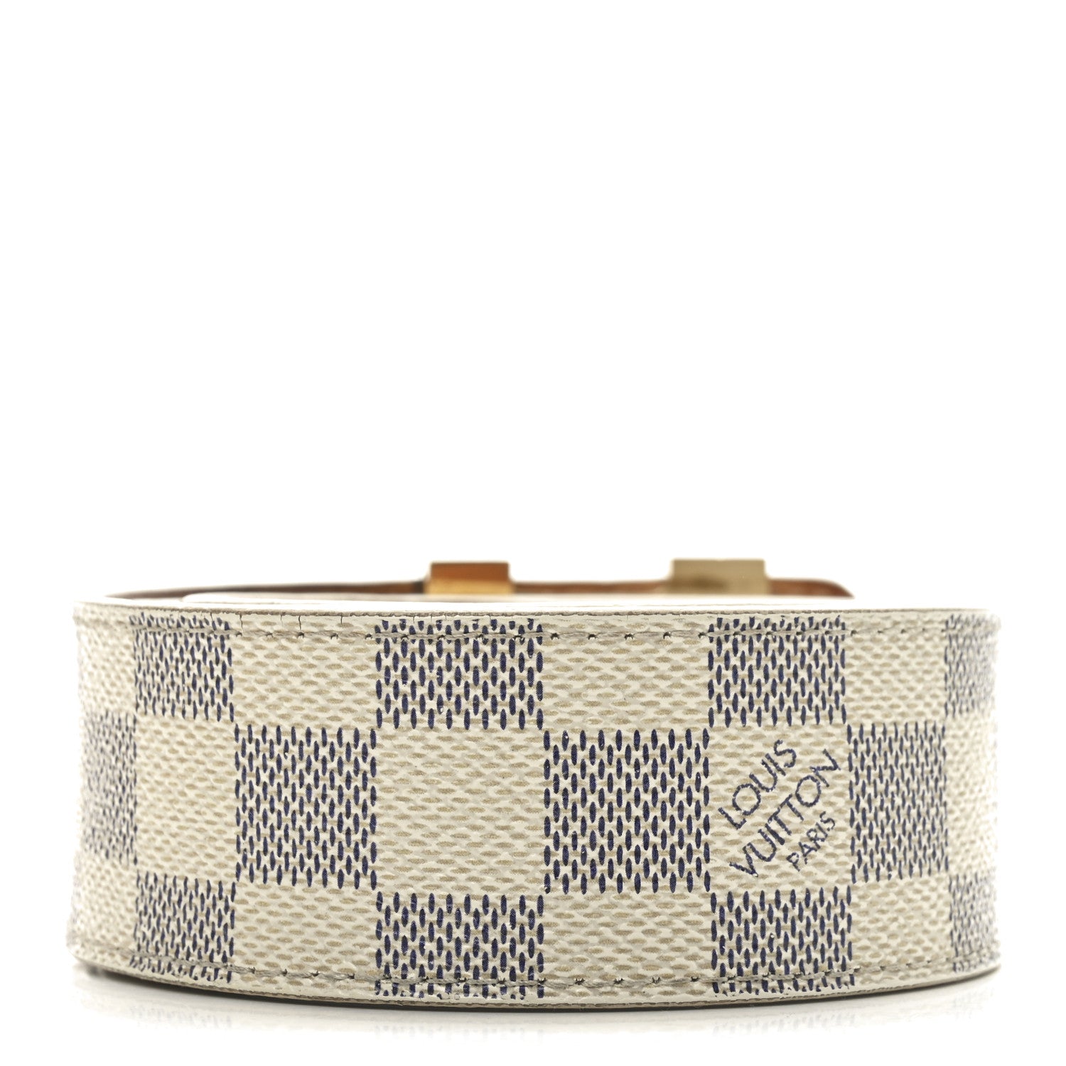 Louis Vuitton Damier Azur 40mm LV Initiales 95 38 Belt 2 of 5