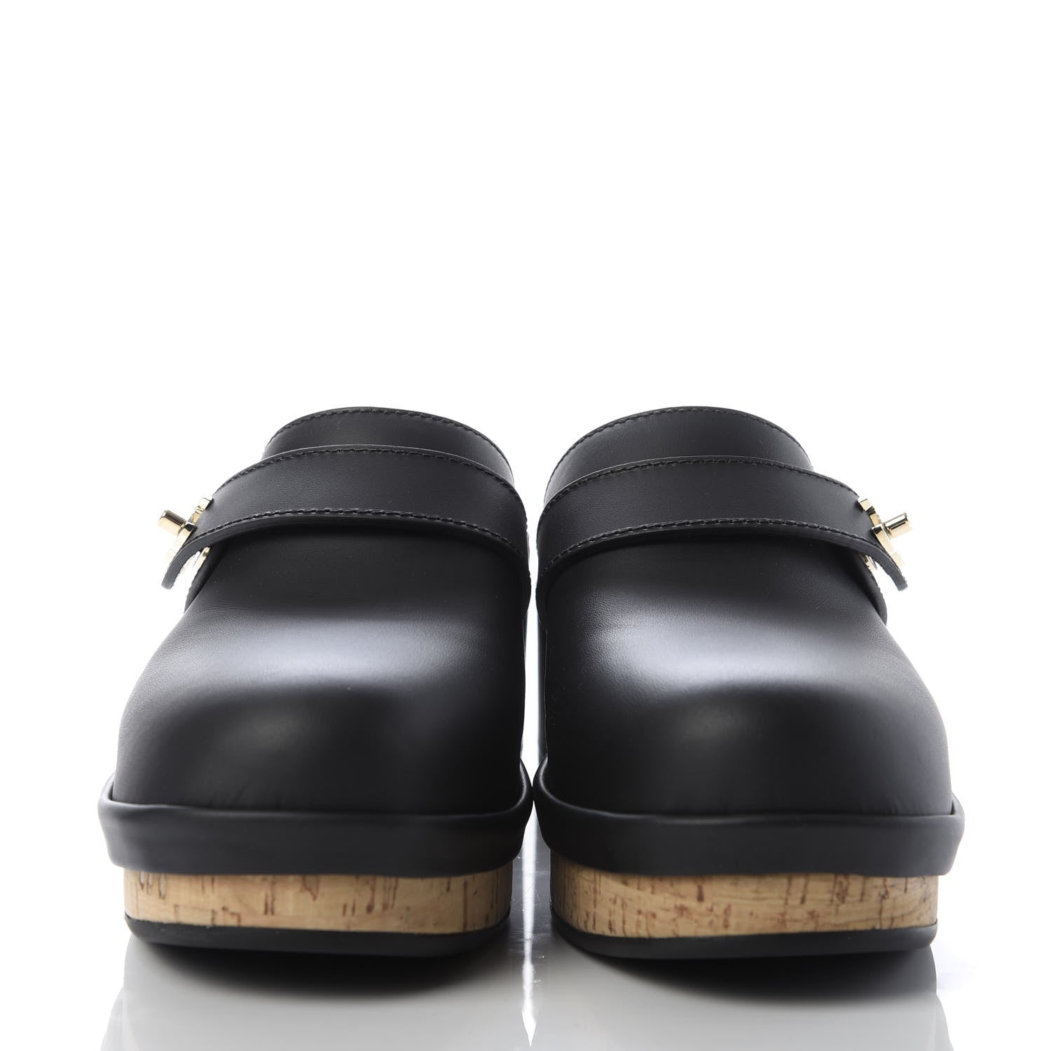 Chanel Calfskin CC Turn Lock Clogs 35 Black 4 of 18