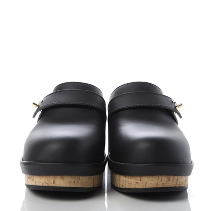 Chanel Calfskin CC Turn Lock Clogs 35 Black 4 of 18